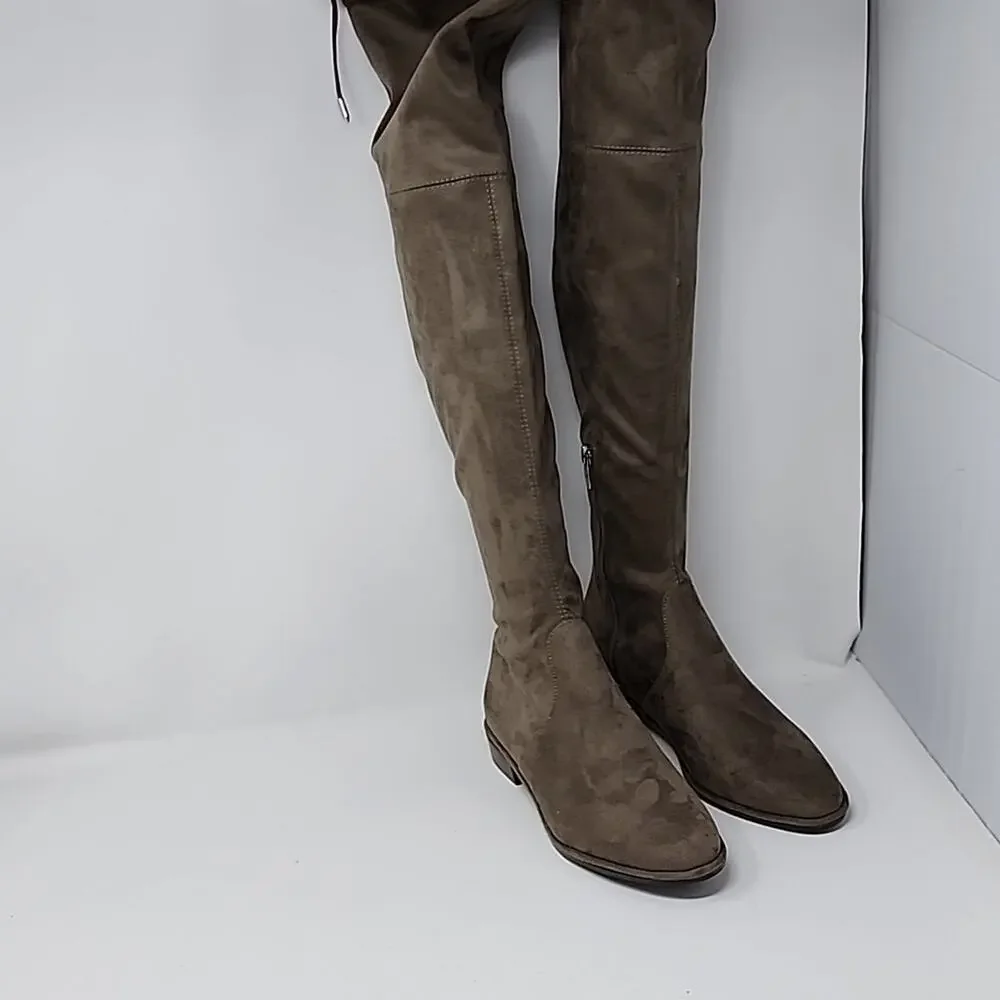 Marc Fisher Humor 2 Over The Knee Boots Taupe Color Size 7.5